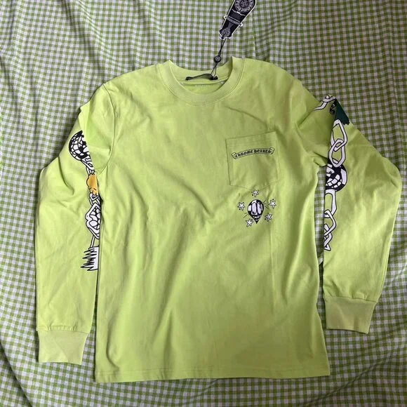 Tシャツ・カットソー Chrome Hearts Matty Boy Link L/S T-shirt Lime Green Buy Chrome Hearts Matty Boy Link T-Shirt 'Lime Green' - 1383